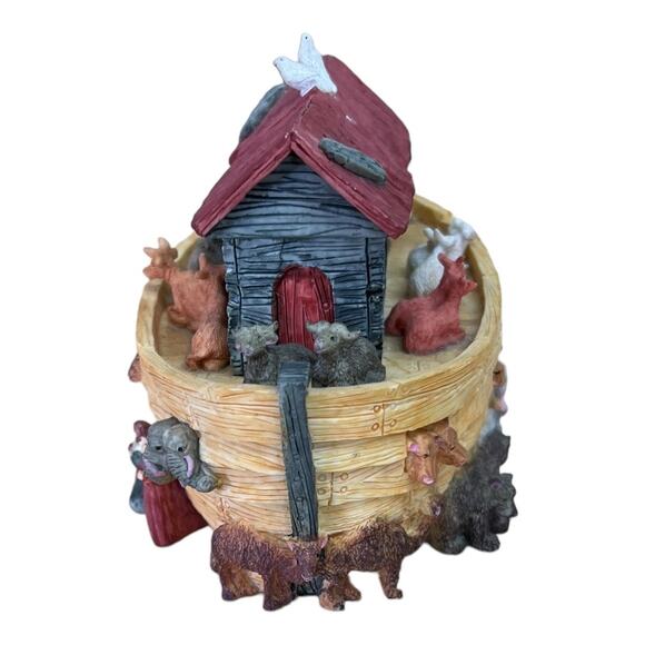 NOAH'S ARK ARTISON FLAIR DECORATING VINTAGE BANK Lot#1GA7 - Picture 2 of 6